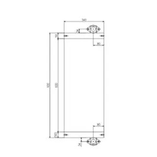 Oil Cooler for Kobelco Excavator SK210-8