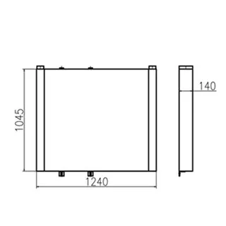 Oil Cooler for Komatsu PC2000-8 Excavator