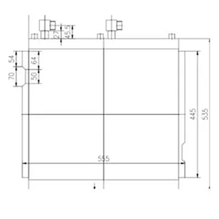 Oil Cooler for Volvo Excavator EC55C