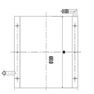 Oil Cooler LN00036 for Sumitomo Excavator SH120-2