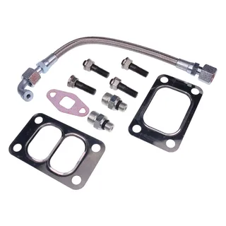 Oil Feed Line Tube Gasket Kit for Cummins Engine ISB Dodge Ram 2500 3500 4500 5500 Freightliner MT55 MT45