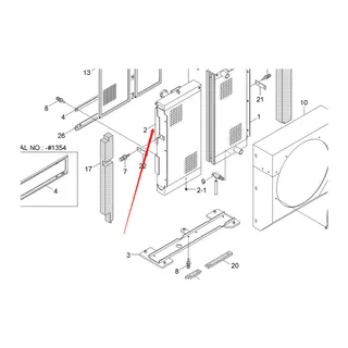Oil Cooler 11Q8-41031 for Hyundai Excavator R290LC-9