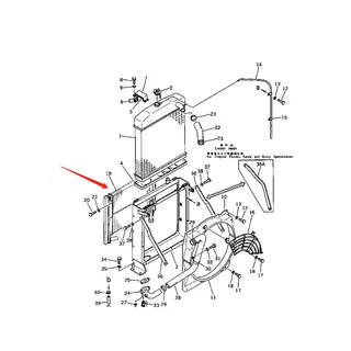 Oil Cooler 203-03-31110 for Komatsu Excavator PC120-2 PC120-1 PC100U-2 PC100L-2 PC100L-1 PC100-2 PC100-1