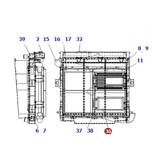 Oil Cooler 4230331321 for Komatsu WA380-5 WA400-5 HD465-7R HD605-7E0 HD605-7R