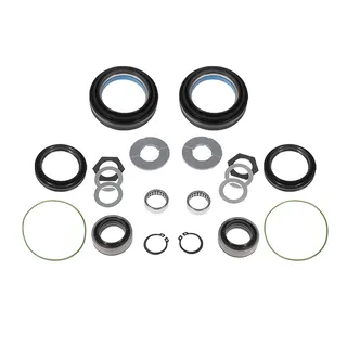 Outer Axle Dust Seal & Inner Tube Seal & Needle Bearing & Snap Ring & Thrust Washer Seals Kit for Ford Super Duty F250 F350 F450 F550 Excursion