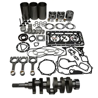 D902 Engine Standard Overhaul Rebuild Kit and 3PCS Connecting Rod with Crankshaft for Kubota BX2230D BX24 BX25 RTV900 RTV900G