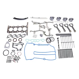 Engine Pistons Overhaul Rebuild Kit and Connecting Rod for 11-16 Chevy Cruze Buick 1.4L