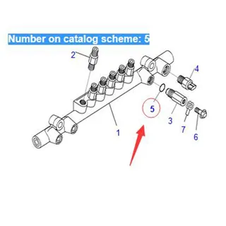 Picco Ring ND095444-0020 for Komatsu D65EX- 12U D65WX- 12 D65EX- 15 D65EX- 15EO D65PX- 15 D85EX- 15 D85PX- 15
