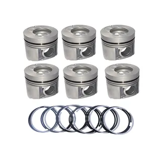 Piston & Piston Ring 02/800698 02/800304 for Isuzu Engine 4BG1 6GB1 JCB Excavator JS180 JS175W JS160 JS145W JS130W