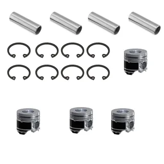 Piston 4 Units 129001-22081 For Yanmar 4TNE88 Komatsu 4D88E-3 Engine STD