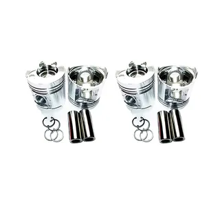 Piston 4 Units 1 Set For Yanmar Engine 4TNE94 Komatsu Engine 4D94E