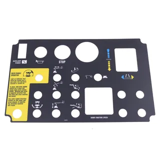 Platform Control Panel Decal 43036GT for Genie Boom Lift Z-30/20N Z-34/22 DC Z-34/22N