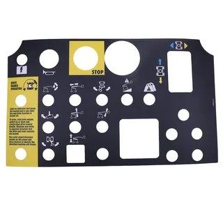 Platform Control Panel Decal 72081GT 72081 for Genie Boom Lift Z-34/22N Z-34/22 DC Z-34/22 Bi-Energy Z-30/20N