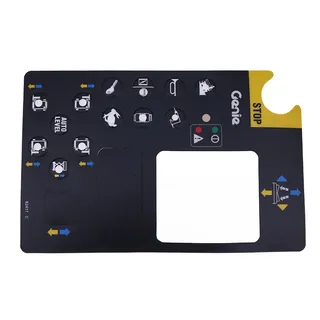 Platform Control Panel Decal 82417GT 82417 for Genie GS-2668 RT GS-3384 GS-3390 GS-4390 GS-5390