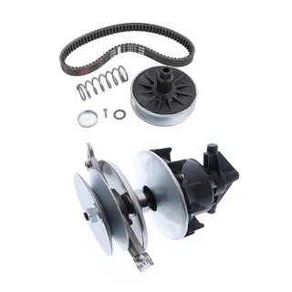 Primary and Secondary Pulley Kit with Belt MIA13031 MIA12482 for John Deere D105 E100 X105 X106