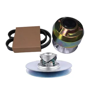 Primary & Secondary Driven Clutch With Belt AM140985 for John Deere Utility Vehicle 4X2 6X4 Trail Worksite Gator