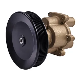 Raw Sea Water Pump with Pulley 46-8M0118067 46-862914T10 468M0122655 for Mercury Mercruiser Engine 4.3L 5.0L 5.7L 6.2L 350 357 383 MAG MPI