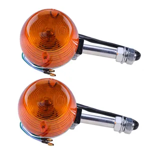 2 Pcs Rear Turn Signal 33400-436-679 33400-413-603 for Honda Motorcycle CB100 CB350 CB450 CB500 CB750