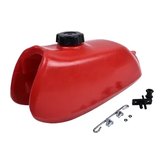 Red Gas Fuel Tank FT49070 123-6-9075 for 1973-1985 Honda ATV ATC70K