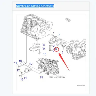 Rotor Outer YM119802-32120 for Komatsu SK818-5 SK815-5 SK714-5 PC45R-8 PC35R-8 PC30MR-2 PC27R-8 S3D84-5X-AB S3D84-5X-AC