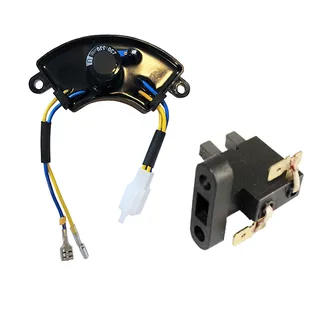 Round AVR & 2-3KW Carbon Brush 32350-ZA7-003 for Kipor Kama 168F Honda Generator Volt Regulator