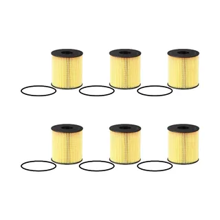 6 Pieces Oil Filter 11427557012 for MINI Vehicle 2007-2015 Cooper 2011-2016 Cooper Countryman