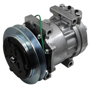 24V SD7H13 A/C Compressor LC91V00001F1 for Kobelco Excavator SK160LC SK200-6 SK210LC SK250LC SK290LC SK330LC SK480LC
