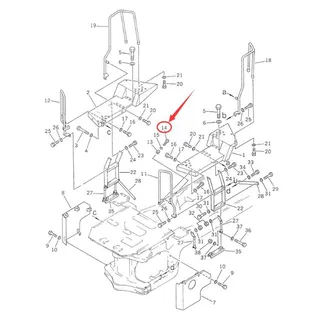 Seal 423-33-11411 for Komatsu WA350-1 WA380-1 Wheel Loader