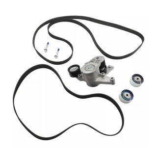 Serpentine Belt Tensioner Pulley Kit 38667 36742 K081059HD K100643HD for Freightliner Cascadia Western Star 5700XE 2014-2019