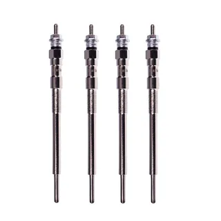Set of 4 Glow Plug 1J705-65510 for Kubota Engine V2607 Excavator KX057-4 KX057-5 U55-4 U55-5 Loader SVL65-2 SSV65 SSV65C R530 R540 R630 R640