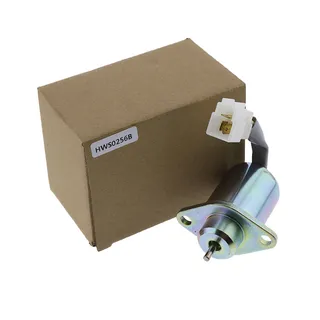 12V Shutdown Solenoid 6684035 6680532 6962165 for Kubota Engine D1105T Bobcat Backhoe Loader BL275 B100 B200 B250