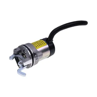 12V Fuel Shutoff Solenoid 717/20274 for JCB Diesel Engine TLT 3 Wheel Loader 406 409