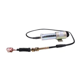 Fuel Shutoff Stop Solenoid 11E1-60100 60V1-60100 for Doosan Daewoo DH220-5 Hyundai R130-5 R210-7 R210-5 R215-7 Excavator