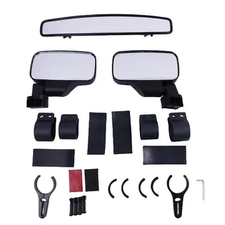 Side & Center Rear View Mirror FTVMI017 FTVMI012 for Can Am Commander Honda Talon 1000R 1000X UTV