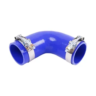 Silicone 90??Elbow Hose With Clamps F04-6006 for Peterbilt 365 367 384 386 387 388 389 587 Kenworth T660 T680 T700 T880 T2000 W900 Truck