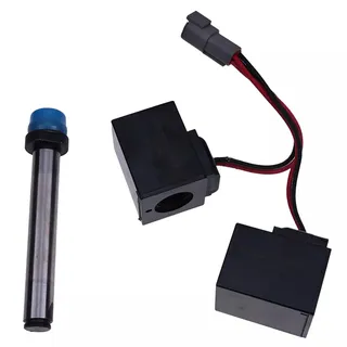 Solenoid Plunger & Connector CA0134125 CA0146635 for Komatsu Loader WB140 WB142 WB146 WB150 WB156 WB91R WB93R