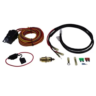 Replacement for Spal 40/50 Amp Dual Fan Wiring Relay Harness Kit with Sensor 185FH FRH