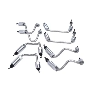 Stainless Steel Fuel Injector Line Set 97378825 97378828 for 2004-2005 GM Engine 6.6L LLY Duramax Pickup Truck Sierra 2500HD 3500HD