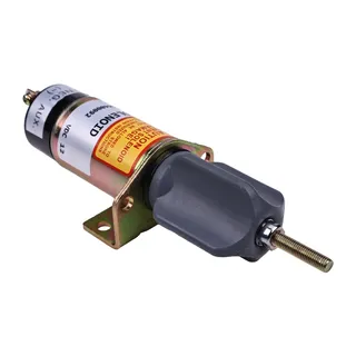 2 Terminals 12V Stop Solenoid 1500-2045 1504-12C6U1B2 1504-12C2U1B1S1 replace Woodward