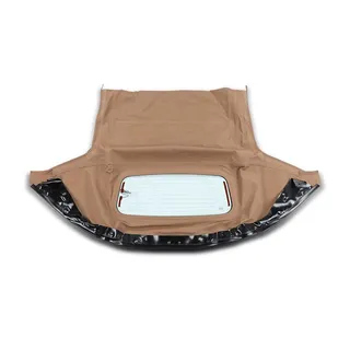 Tan Convertible Soft Top w/ DOT Approved Glass Window MA133-2993T for Mazda Miata 1990-2005