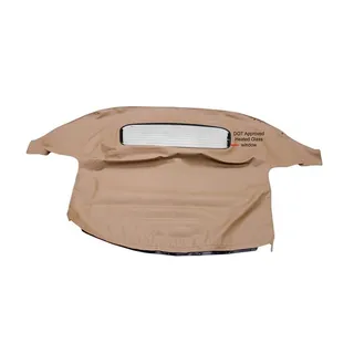 Tan Convertible Soft Top W/DOT Heated Glass Window MW3088W3 for Mazda Miata 1990-2005