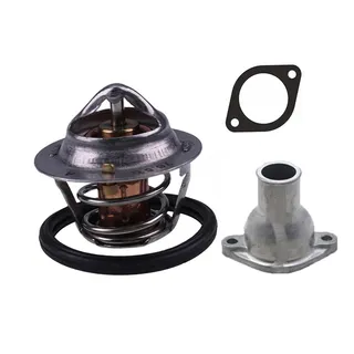 Thermostat Kit With Water Outlet Pipe 8971606540 8972646901 8971690151 for Isuzu Engine 3LA1 3LB1 3LD1 3LD2 4LB1 4LC1