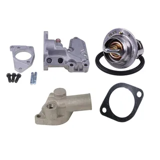 Thermostat Kit & Housing & Water Outlet Pipe 8943255131 8943656742 8970186640 8971397120 for Isuzu Engine 3LD1 4JB1 Hitachi Loader DX40-C DX45-C