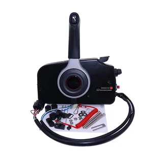 Throttle Outboard Side Remote Control Box 67200-93J50 for Suzuki Outboard Boat Motor Engine Push to Open Right Hand
