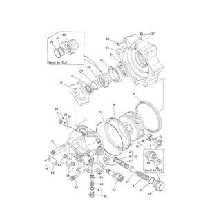 Travel Motor Ball Bearing 4193402 For Hitachi Excavator EX75UR EX90