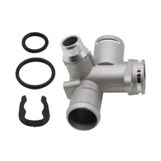 Turbo Engine Coolant Flange Water Thermostat Housing 06D121132C for Audi A4 Quattro 2005-2009