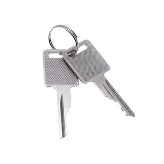 Two Handle Keys 6693241 6709527 for Bobcat E25 E26 E32 E35 E42 E45 E50 E55 MT50 MT52 MT55 S130 S150 S160 S175 S185 S205 S220
