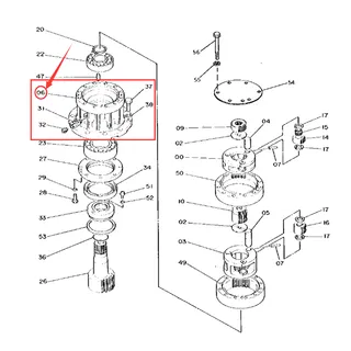 Swing Drive Gearbox TH110383 for John Deere 70D Excavator
