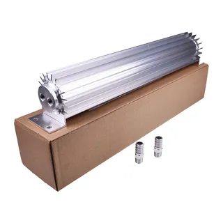 Universal 15" Aluminum Dual Pass Transmission Trans Cooler with 1/4" NPT Fitting