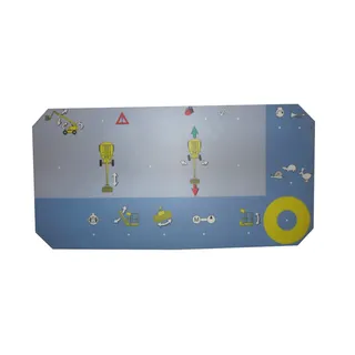 Upper Control Box Decal 307P204060 for Haulotte Boom Lift H14TX H16TPX H21TPX H23TPX H25TPX HB68J HB76J